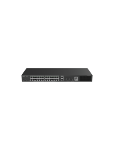 Ruijie Networks RG-ES228GS-P switch Gestionado Gigabit Ethernet (10/100/1000) Energía sobre Ethernet (PoE) Negro