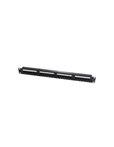 WP 19" Patch Panel Cat.6a UTP 24 RJ45 ports 1U