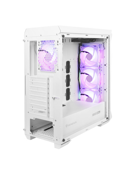 GENESIS Irid 505 ARGB Midi Tower Blanco