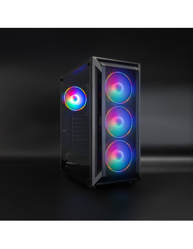 TooQ Caja Semitorre Gaming Ragnärok, Negra