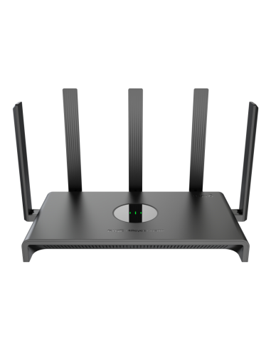 Ruijie Networks RG-EW3000GX PRO router inalámbrico Gigabit Ethernet Doble banda (2,4 GHz / 5 GHz) Negro