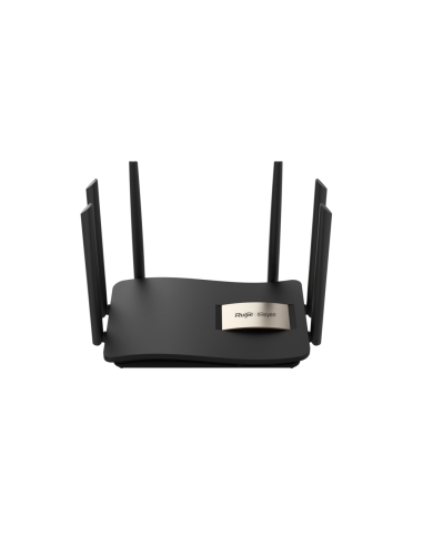 Ruijie Networks RG-EW1200G PRO router inalámbrico Gigabit Ethernet Doble banda (2,4 GHz / 5 GHz) Negro