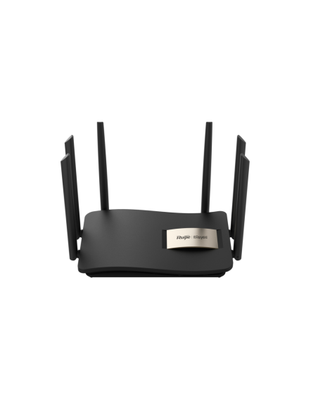 Ruijie Networks RG-EW1200G PRO router inalámbrico Gigabit Ethernet Doble banda (2,4 GHz / 5 GHz) Negro