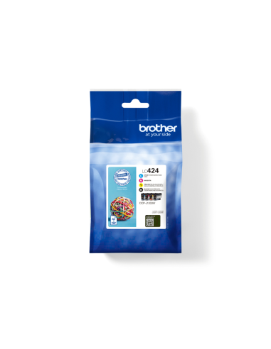 Brother LC424VAL cartucho de tinta 4 pieza(s) Original Negro, Cian, Magenta, Amarillo