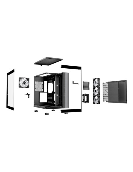 be quiet! LIGHT BASE 600 LX Black Midi Tower Negro