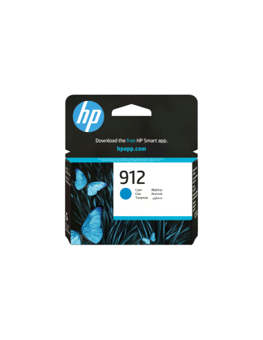 HP Cartucho de tinta Original 912 cian