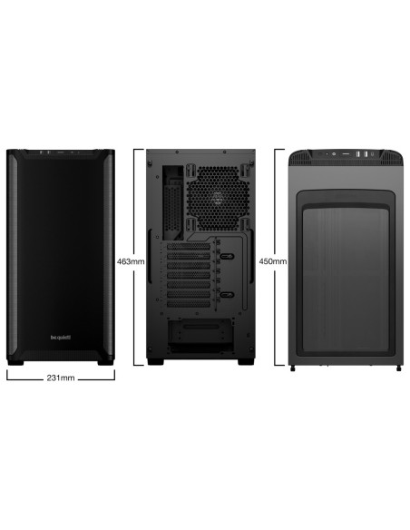 be quiet! PURE BASE 501 Black Midi Tower Negro