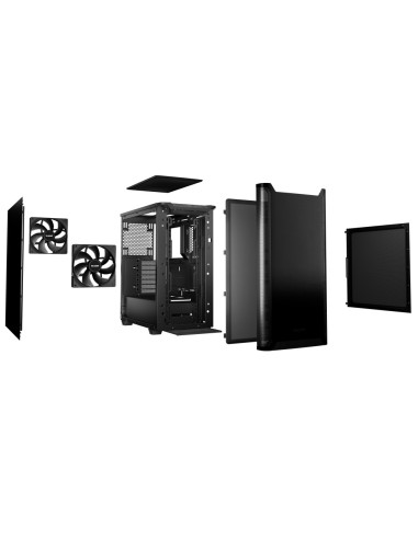 be quiet! PURE BASE 501 Black Midi Tower Negro