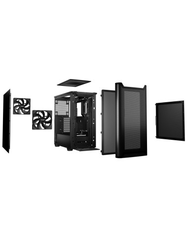 be quiet! PURE BASE 501 Airflow Black Midi Tower Negro