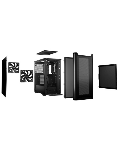 be quiet! PURE BASE 501 Airflow Black Midi Tower Negro