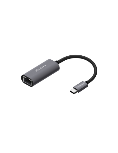 AISENS Conversor USB3.1 Gen1 USB-C A Ethernet Gigabit 10/100/1000 Mbps, Gris, 15cm