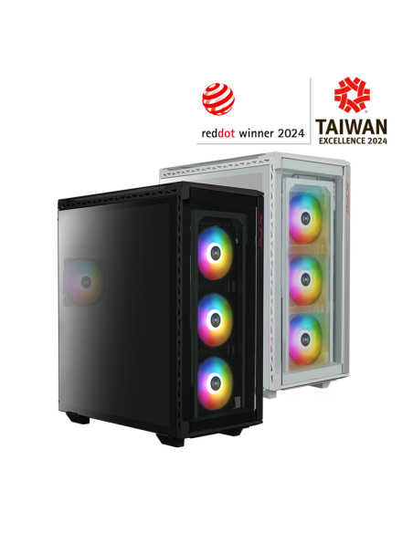 XPG BATTLECRUISER II ST Midi Tower Blanco