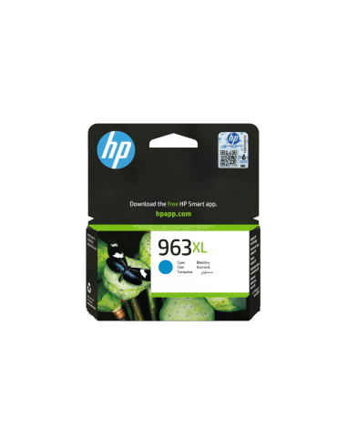 HP Cartucho de tinta Original 963XL cian de alta capacidad
