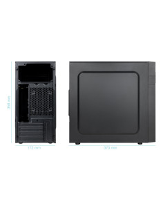 TooQ Caja Minitorre Micro-ATX “ISOBOX ULTRA”, Negra 2
