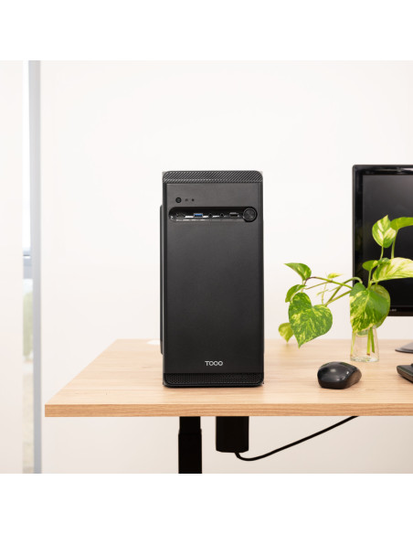TooQ Caja Minitorre Micro-ATX “DODEKA ULTRA” Negra