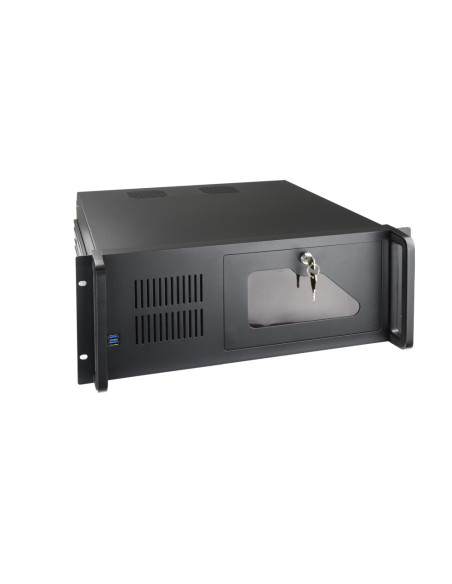 TooQ RACK-406N-USB3 armario rack Bastidor de pared Negro
