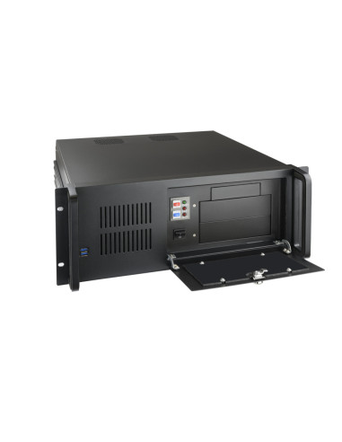 TooQ RACK-406N-USB3 armario rack Bastidor de pared Negro