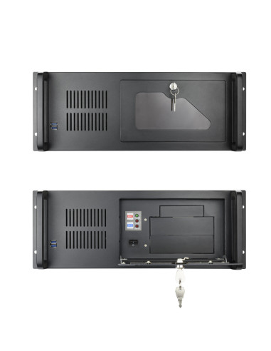 TooQ RACK-406N-USB3 armario rack Bastidor de pared Negro