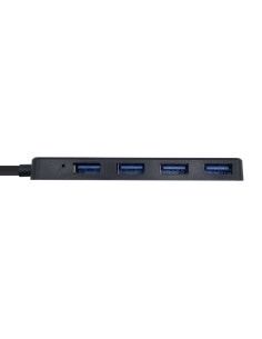 AISENS Hub USB 3.0, Tipo A/M - 4 x Tipo A/H, Negro, 30 cm 2