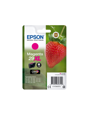 Epson Strawberry C13T29934012 cartucho de tinta 1 pieza(s) Original Alto rendimiento (XL)