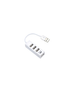 Ewent EW1122 hub de interfaz USB 2.0 Blanco