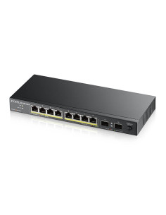Zyxel GS1100-10HP v2 No administrado Gigabit Ethernet (10/100/1000) Energía sobre Ethernet (PoE) Negro