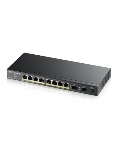 Zyxel GS1100-10HP v2 No administrado Gigabit Ethernet (10/100/1000) Energía sobre Ethernet (PoE) Negro