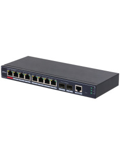Dahua Technology PoE SG4010P-2F Gestionado L2 Gigabit Ethernet (10/100/1000) Energía sobre Ethernet (PoE) Negro