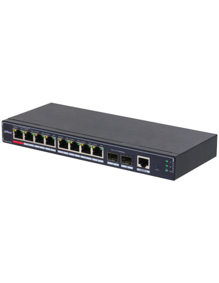 Dahua Technology PoE SG4010P-2F Gestionado L2 Gigabit Ethernet (10/100/1000) Energía sobre Ethernet (PoE) Negro