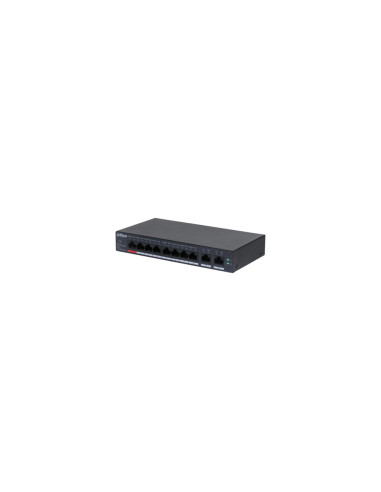 Dahua Technology DH-CS4010-8GT-110 switch Gestionado L2 Gigabit Ethernet (10/100/1000) Energía sobre Ethernet (PoE) Negro