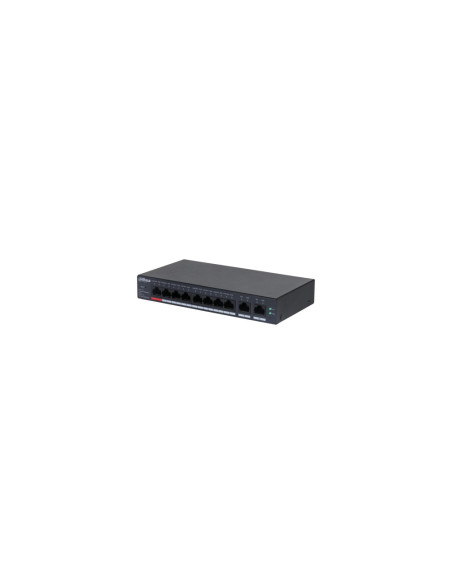 Dahua Technology DH-CS4010-8GT-110 switch Gestionado L2 Gigabit Ethernet (10/100/1000) Energía sobre Ethernet (PoE) Negro
