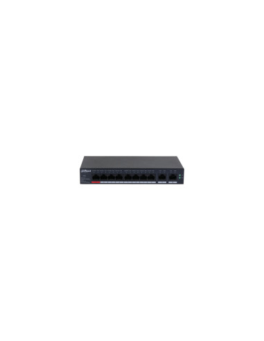 Dahua Technology DH-CS4010-8GT-110 switch Gestionado L2 Gigabit Ethernet (10/100/1000) Energía sobre Ethernet (PoE) Negro