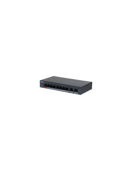 Dahua Technology DH-CS4010-8ET-110 switch Gestionado L2 Fast Ethernet (10/100) Energía sobre Ethernet (PoE) Negro