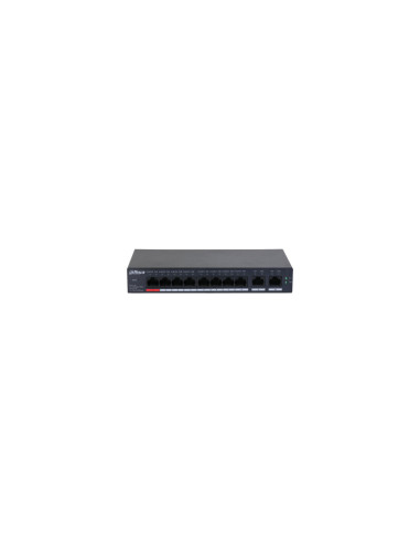 Dahua Technology DH-CS4010-8ET-110 switch Gestionado L2 Fast Ethernet (10/100) Energía sobre Ethernet (PoE) Negro
