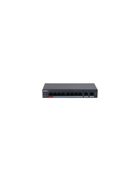 Dahua Technology DH-CS4010-8ET-110 switch Gestionado L2 Fast Ethernet (10/100) Energía sobre Ethernet (PoE) Negro