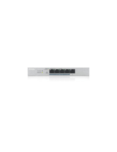 Zyxel GS1200-5HP v2 Gestionado Gigabit Ethernet (10/100/1000) Energía sobre Ethernet (PoE) Gris