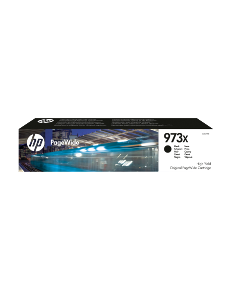 HP Cartucho negro original PageWide 973X de alto rendimiento