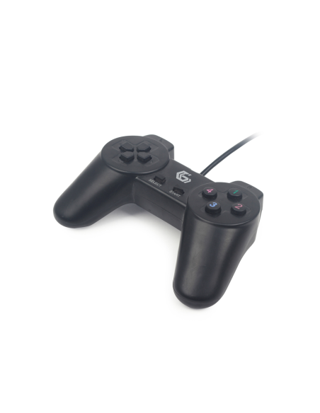 Gembird JPD-UB2-01 mando y volante Negro USB 2.0 Gamepad PC