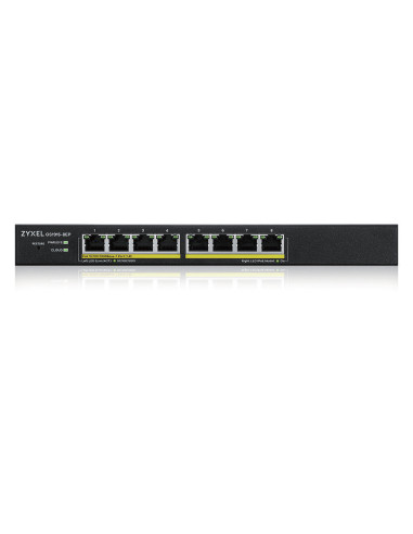 Zyxel GS1915-8EP Gestionado L2 Gigabit Ethernet (10/100/1000) Energía sobre Ethernet (PoE) Negro
