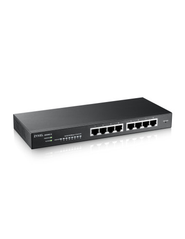 Zyxel GS1915-8 Gestionado L2 Gigabit Ethernet (10/100/1000) Negro