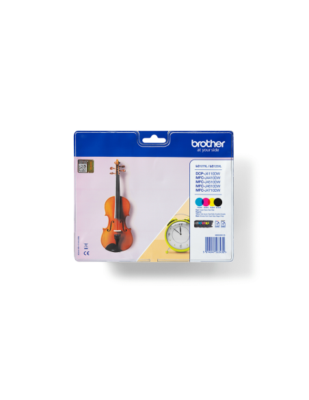 Brother LC127XLVALBP cartucho de tinta 4 pieza(s) Original Negro, Cian, Magenta, Amarillo