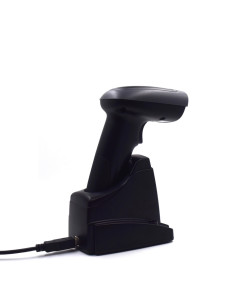 Ewent EW3440 lector de código de barras Lector de códigos de barras portátil 1D/2D Negro 2