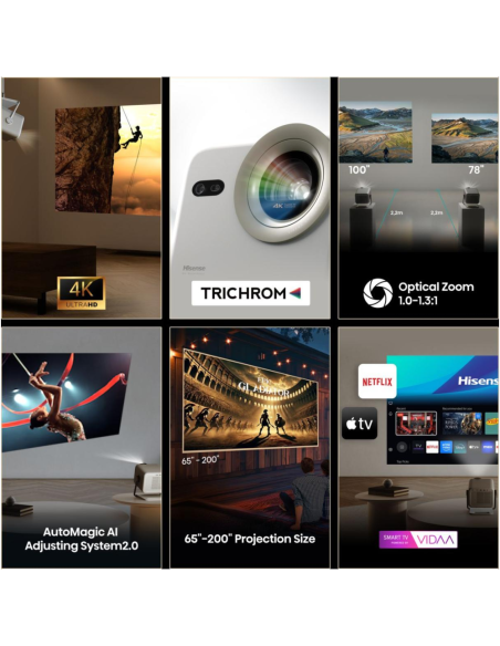 Hisense M2 Pro UHD 4K (3840x2160) 3D Gris