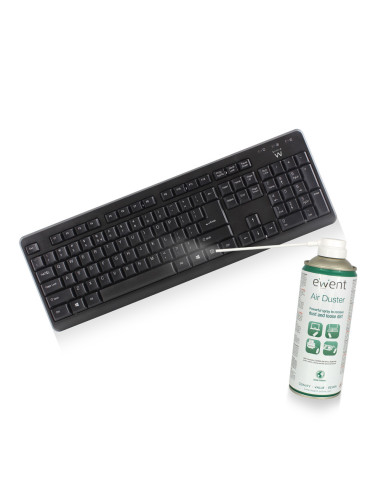 Ewent EW5601 kit de limpieza para computadora Lugares difíciles de alcanzar Limpiador de aire comprimido para limpieza de equipo