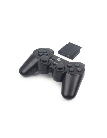 Gembird JPD-WDV-01 mando y volante Negro RF Gamepad PC, Playstation 2, Playstation 3