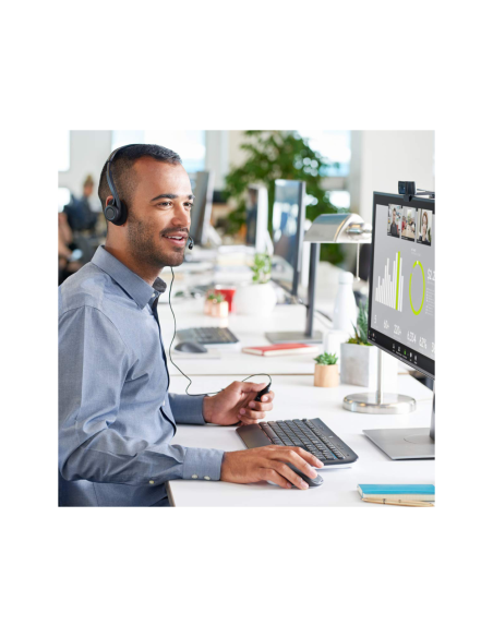 Logitech 960-001055 cámara web 3 MP 1920 x 1080 Pixeles USB Negro