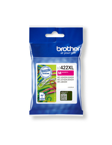 Brother LC422XLM cartucho de tinta 1 pieza(s) Original Magenta
