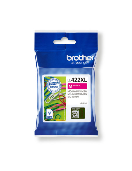 Brother LC422XLM cartucho de tinta 1 pieza(s) Original Magenta