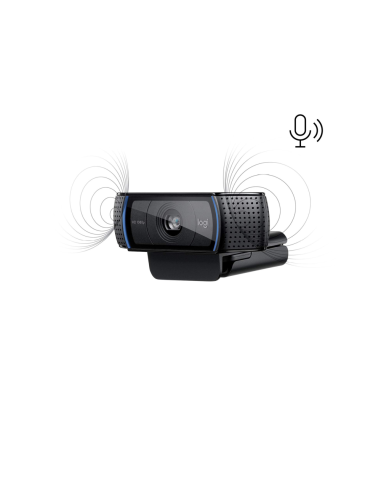 Logitech 960-001055 cámara web 3 MP 1920 x 1080 Pixeles USB Negro