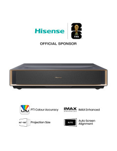 Hisense PT1 proyector de TV Proyector de alcance ultracorto Negro 3D